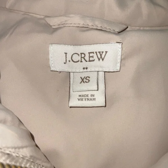 J. Crew Light Tan Quilted Vest - Picture 4 of 6